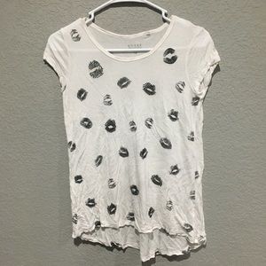 GUESS white tee